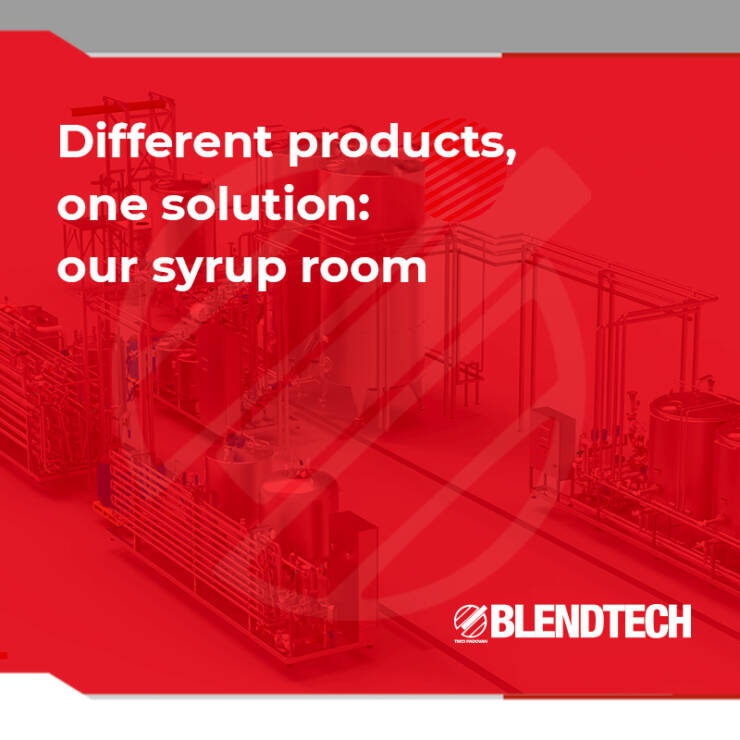 Different products, one solution: our syrup room